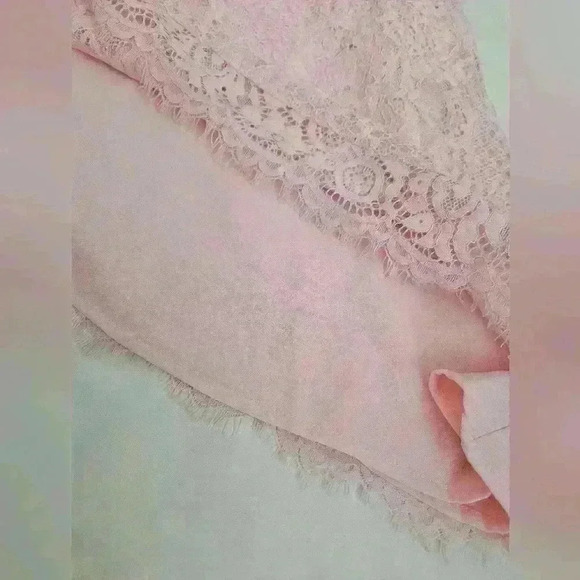 NBD NWT Revolve Pink Lace Strapless Mini - Picture 8 of 8